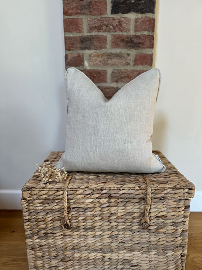 Hattie Feather Cushion | Natural