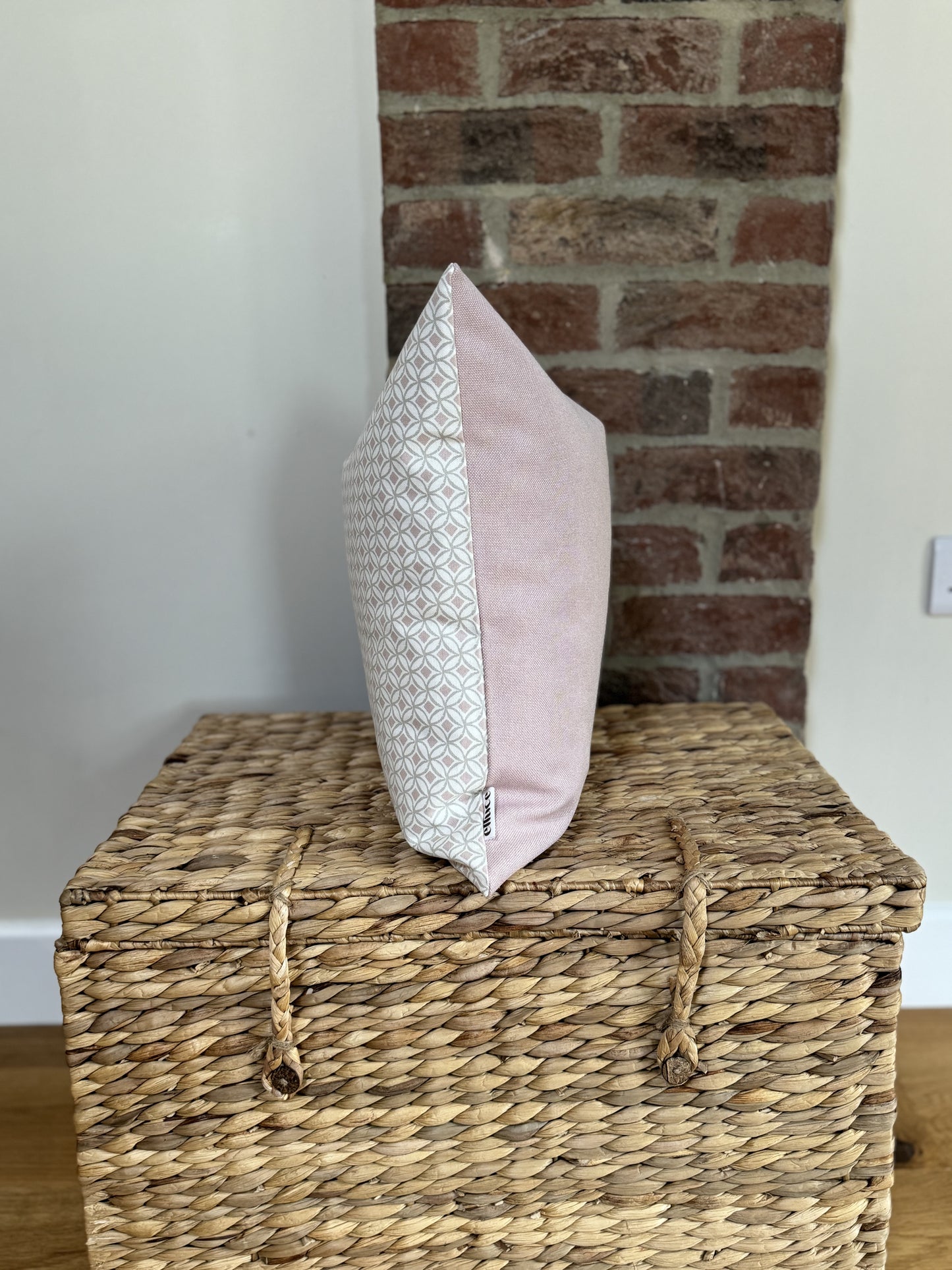 Louella Blush Feather Cushion | Sustainable | Elluce Interiors